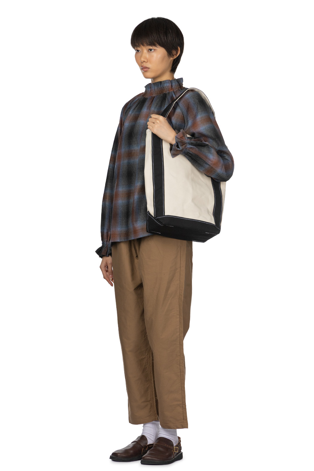 Tigre Brocante - Stretch Gather Frill Blouse